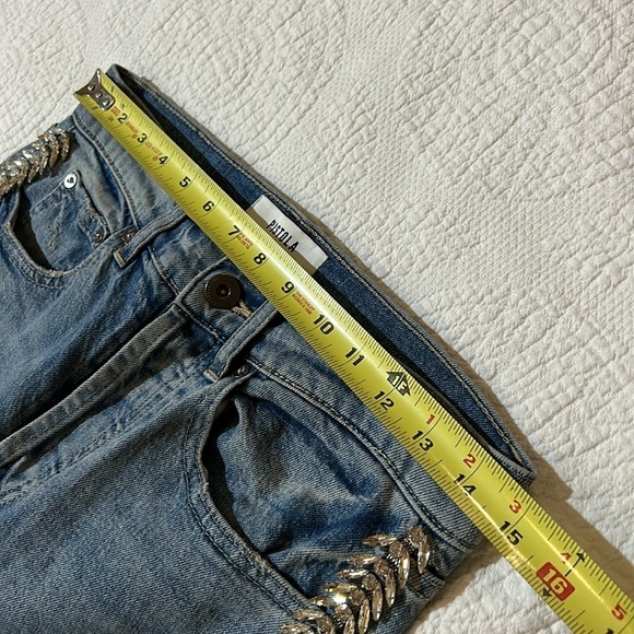 Pistola Denim RARE Rhinestones. Size 27 - Picture 14 of 15